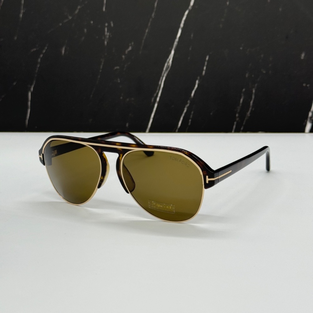 NEW TOM FORD FT0929/S 52J AVIATOR SUNGLASSES TOM FORD MARSHALL TF929 52J - Picture 5 of 11